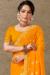 Picture of Radiant Georgette Yellow Saree