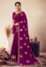 Picture of Gorgeous Georgette Purple Saree