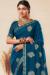 Picture of Beautiful Georgette Navy Blue Saree