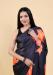 Picture of Sublime Satin & Silk Black Saree