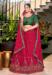 Picture of Taking Chiffon & Satin Crimson Lehenga Choli