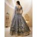 Picture of Gorgeous Silk Dim Gray Lehenga Choli