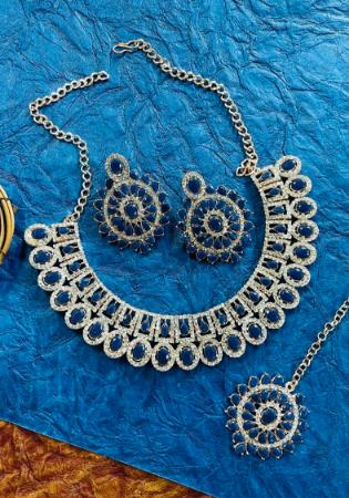 Picture of Superb Midnight Blue Necklace Set