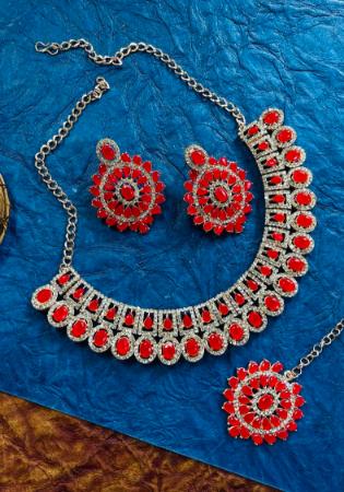 Picture of Radiant Fire Brick Necklace Set