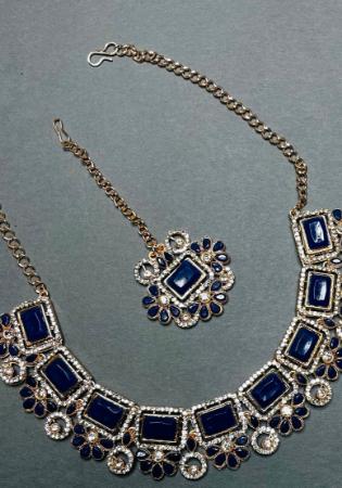 Picture of Gorgeous Navy Blue Necklace Set