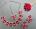 Picture of Pleasing Hot Pink Necklace Set