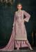 Picture of Appealing Georgette Plum Straight Cut Salwar Kameez