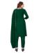 Picture of Georgette Dark Green Straight Cut Salwar Kameez