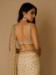 Picture of Good Looking Net Tan Saree