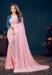 Picture of Pretty Georgette Light Pink Saree