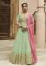 Picture of Georgette Dark Sea Green Anarkali Salwar Kameez