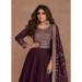 Picture of Splendid Silk Dark Magenta Anarkali Salwar Kameez