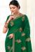 Picture of Charming Georgette Dark Green Saree