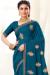 Picture of Graceful Georgette Teal Saree