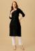 Picture of Taking Cotton Black Kurtis & Tunic