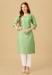 Picture of Splendid Cotton Dark Khaki Kurtis & Tunic