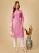 Picture of Magnificent Cotton Pale Violet Red Kurtis & Tunic