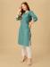 Picture of Admirable Cotton Cadet Blue Kurtis & Tunic