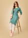 Picture of Admirable Cotton Cadet Blue Kurtis & Tunic