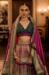 Picture of Delightful Silk Saddle Brown Lehenga Choli