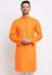 Picture of Taking Cotton Dark Orange Kurtas