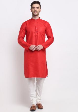 Picture of Pleasing Cotton Tomato Kurtas