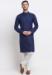 Picture of Beautiful Cotton Navy Blue Kurtas