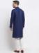 Picture of Beautiful Cotton Navy Blue Kurtas