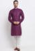 Picture of Delightful Cotton Purple Kurtas