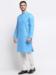 Picture of Lovely Cotton Steel Blue Kurtas