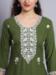 Picture of Charming Rayon Dark Olive Green Kurtis & Tunic