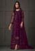 Picture of Graceful Net Purple Straight Cut Salwar Kameez