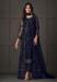 Picture of Radiant Net Midnight Blue Straight Cut Salwar Kameez