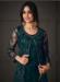 Picture of Fascinating Net Midnight Blue Straight Cut Salwar Kameez