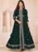 Picture of Georgette Dark Slate Grey Anarkali Salwar Kameez