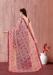 Picture of Sublime Georgette Pale Violet Red Saree