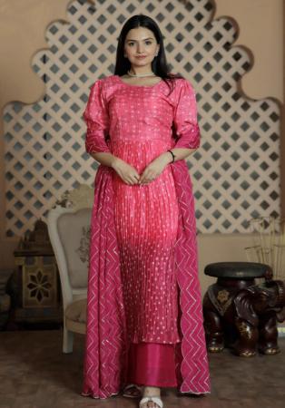 Picture of Gorgeous Chiffon Light Pink Readymade Salwar Kameez