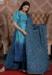 Picture of Bewitching Chiffon Steel Blue Readymade Salwar Kameez