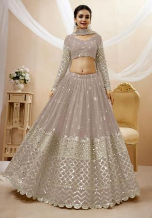 Picture of Exquisite Georgette Grey Lehenga Choli