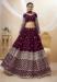 Picture of Elegant Georgette Saddle Brown Lehenga Choli