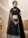 Picture of Enticing Georgette Black Lehenga Choli