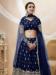 Picture of Elegant Georgette Navy Blue Lehenga Choli