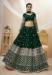 Picture of Appealing Georgette Forest Green Lehenga Choli