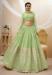 Picture of Ideal Georgette Dark Sea Green Lehenga Choli