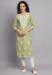 Picture of Alluring Rayon Dark Sea Green Kurtis & Tunic