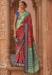 Picture of Magnificent Silk Indian Red Saree