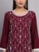 Picture of Alluring Rayon Maroon Kurtis & Tunic