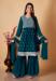 Picture of Delightful Georgette Navy Blue Readymade Salwar Kameez