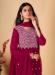 Picture of Enticing Georgette Maroon Readymade Salwar Kameez