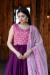 Picture of Delightful Chiffon Medium Violet Red Readymade Gown